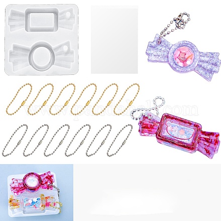 DIY Candy Pendant Shaker Silicone Molds Kit DIY-A038-04-1