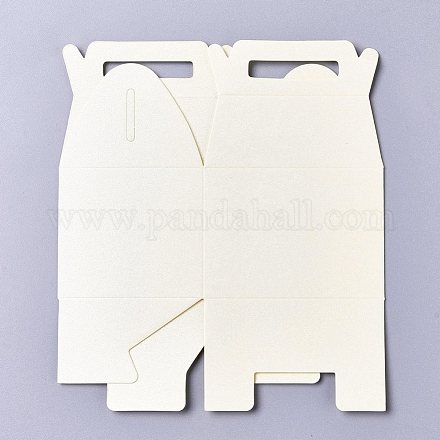 Confezione regalo portatile pieghevole in carta con manici CON-E021-02B-1