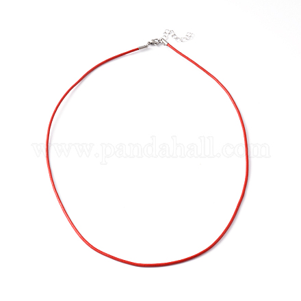 Round Leather Cord Necklaces Making AJEW-E010-06A-2mm-1