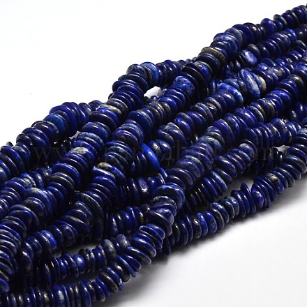Perles de pépites de lapis lazuli naturel de brins G-E271-63-1