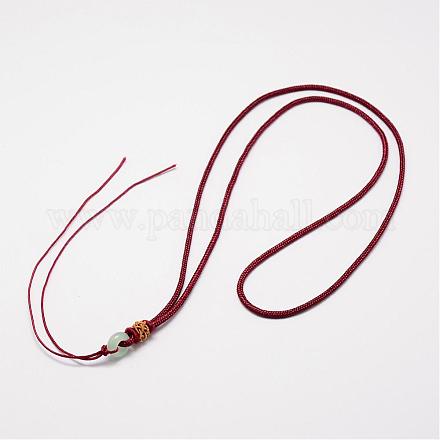 Nylon Thread Necklace Making NWIR-I008-11-1