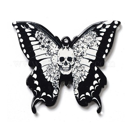 Pendenti in acrilico opaco a tema Halloween SACR-Z005-05B-1