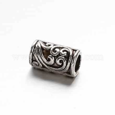 Tibetan Style Zinc Alloy Column Beads PALLOY-ZN63835-AS-1