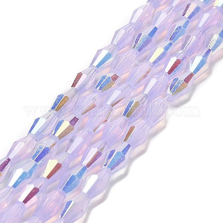 Chapelets de perles en verre peint DGLA-D001-01E-1