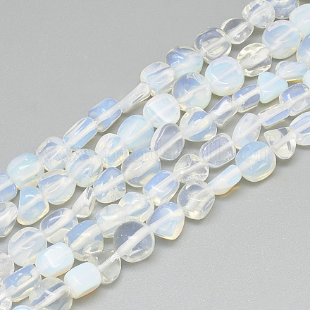Chapelets de perles d'opalite X-G-S301-57-1