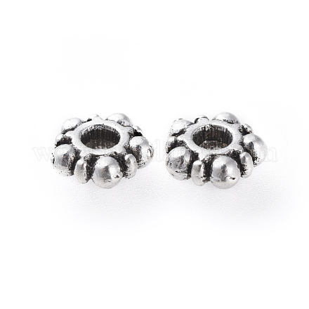 Silber Tibetische Perlen AA116-NF-1