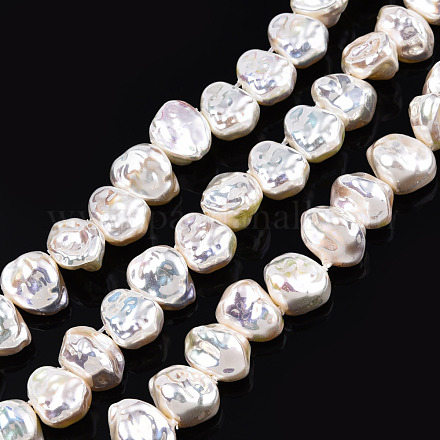 Hilos de cuentas de perlas de imitación de plástico abs KY-N015-13-A04-1