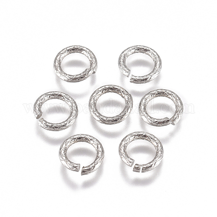 304 acero inoxidable anillas de salto texturizadas STAS-L234-168P-1