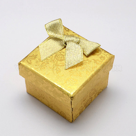 Dia de san valentin presenta paquetes cuadrados cajas de anillas de carton X-CBOX-S010-A05-1