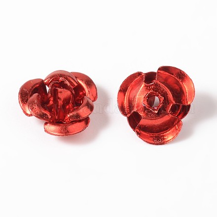 Perles fleurs en aluminium ALUM-I001-01-1