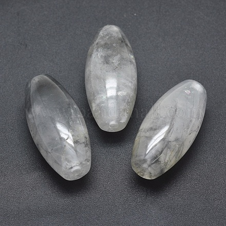 Perles de quartz nuageux naturelles G-P384-T19-1