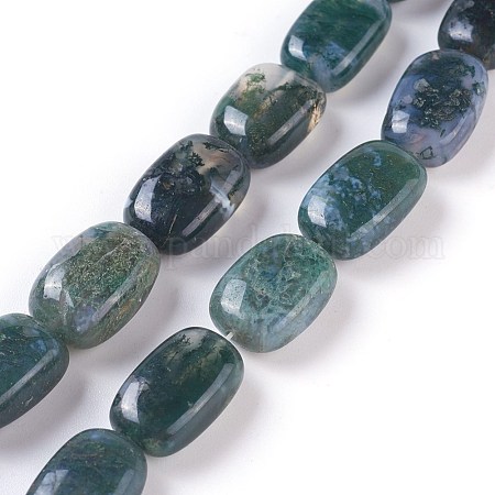 Wholesale Natural Moss Agate Beads Strands 