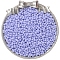 Baking Paint Glass Seed Beads, Round Hole, Peanut, Medium Purple, 6x4mm, Hole: 1mm, about 100pcs/set