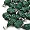 Synthetic Malachite Pendants, with 201 Stainless Steel Finding, Turtle, 26~27x15.5x7.5mm, Hole: 4x7.5mm