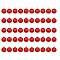 Alloy Enamel Pendants, Flat Round with Constellation, Light Gold, Red, Aquarius, 15x12x2mm, Hole: 1.5mm, 50pcs/Box