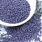 MIYUKI Round Rocailles Beads, Japanese Seed Beads, 11/0, (RR434) Opaque Eggplant Luster, 2x1.3mm, Hole: 0.8mm, about 50000pcs/pound