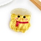 Acrylic Claw Hair Clips, Gold, Chick, 59x59mm