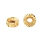 Rack Plating Brass Beads, Cadmium Free & Lead Free, Long-Lasting Plated, Long-Lasting Plated, Column, Real 18K Gold Plated, 6.5x2.5mm, Hole: 2.2mm