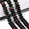 Natural White Jade Beads Strands, Smooth Rondelle, Dyed, Dark Olive Green, 10~10.5x5.5~6mm, Hole: 0.7~1.2mm, about 61~69pcs/strand, 14.37~15.55 inch(36.5~39.5cm)