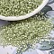 MIYUKI Delica Beads, Cylinder, Japanese Seed Beads, 11/0, (DB1815) Dyed Pale Lime Silk Satin, 1.3x1.6mm, Hole: 0.8mm, about 20000pcs/bag, 100g/bag
