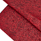 1 Yard Phoenix Pattern PVC Leather Fabric, for Crafts, Patchwork, Decorations, Dark Red, 1400x1mm