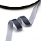 1-1/2 inch Single Face Velvet Ribbon, Slate Gray, 1-1/2 inch(38.1mm), about 25yards/roll(22.86m/roll)