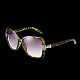 Léopard des femmes de lunettes de soleil d'été oeil de chat SG-BB14525-1-5