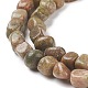 Natural Unakite Beads Strands G-F464-37-3
