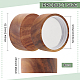 BENECREAT 4pcs Wooden Mason Jar Lids WOOD-WH0124-12B-2