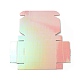 レーザースタイルの紙のギフトボックス  長方形  ピンク  完成品：20x14.5x4.35cm CON-G014-01D-3