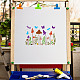 Шаблоны трафаретов для рисования из пластика для домашних животных DIY-WH0284-024-5