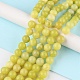 Natürliche Zitronen Jade Perlen Stränge G-G0003-C02-A-2