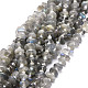 Chapelets de perles en labradorite naturelle  G-E569-J08-1