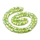Fili di perle di vetro lastra di colore ab EGLA-P051-06A-C04-3