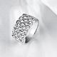 Exquisite Brass Czech Rhinestone Finger Rings for Women RJEW-BB02131-6B-3