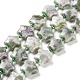 Natürliche Frieden Jade Perlen Stränge G-NH0005-001-1
