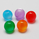 Perles rondes en résine d'imitation œil de chat RESI-R157-8mm-M-1