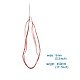 Collar de cuerda múltiple para hacer joyas NJEW-BT0001-01-9