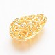 Perline zirconi micro pave  in ottone&nbsp;ZIRC-K031-02G-1