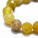 Chapelets de perles en opale jaune naturelle G-G927-26-3