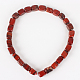 Chapelets de perles en jaspe rouge naturel G-E214-03-2