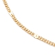 Bracelets chaine figaro laiton BJEW-JB05760-2
