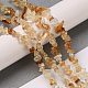 Citrine naturelle perles de puce brins G-D093-A04-2