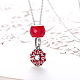 925 Sterling Silver Pendant Necklaces NJEW-BB18237-4