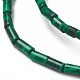 Synthetic Malachite Beads Strands G-B004-A15-2
