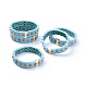 (vendita di fabbrica di feste di gioielli) braccialetti elastici per piastrelle BJEW-K004-16B-1