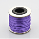 Macrame Rattail Chinese Knot Making Cords Round Nylon Braided String Threads NWIR-O001-A-09-1
