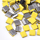Electroplate Opaque Glass Seed Beads SEED-S023-18C-04B-1