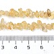 Citrine naturelle perles de puce brins G-D093-A03-5