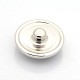 Styles mélangés boutons-pression en laiton de bijoux en verre SNAP-O017-A-M2-NR-3
